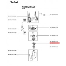 Фильтр в пылесборник для пылесоса Tefal (Тефаль) FS-9100033243