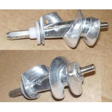 Шнек для мясорубки Moulinex, шестигранник (SS-989843 / MS-0695960) белая втулка