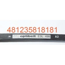 Ремень 3L 498 для стиральной машины Whirlpool (Вирпул) 1140 мм- 481235818181, 651009068
