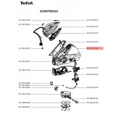 Резервуар для воды для парогенератора Tefal (Тефаль) CS-00141548