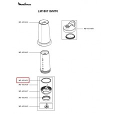 Уплотнительное кольцо стакана блендера Moulinex/Tefal (Тефаль) MS-651451