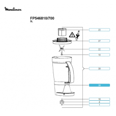 Чаша для кухонного комбайна Moulinex (Мулинекс) MS-8080017477