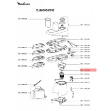 Шестерня мультирезки Moulinex (Мулинекс) SS-194140