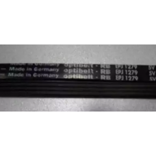 Ремень EPJ 1279 для стиральной машины 1279 J4 EPJ 5V Optibelt 1220мм черный, белая надпись, см. 2805610300