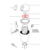 Муфта приводная под ножом кофемолки Tefal (Тефаль) - SS-989151