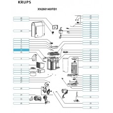 Направляющая кофеприемника для кофеварки KRUPS MS-623311