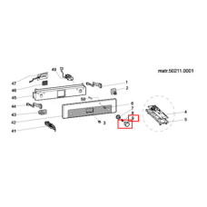 Ручка для плиты Indesit/Ariston (Аристон) - 299167, 482000023421