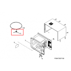 Крестовина тарелки для микроволновки Electrolux/AEG/Zanussi - 4055096525
