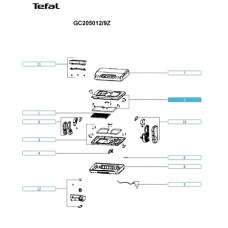 Тэн для гриля Tefal (Тефаль) верхний TS-01037040